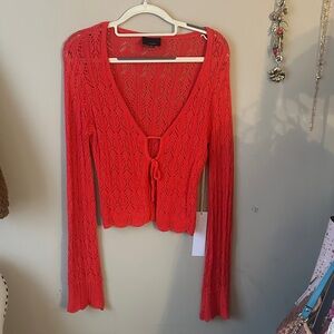 Lumiere Vibrant Red Knit Sweater